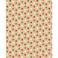 Gift Wrap (24"x100') DOTTY CHRISTMAS/KRAFT